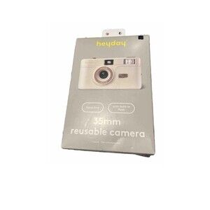 Heyday 35MM Camera with Built-in Flash Soft White -NEW (SEE PHOTOS)